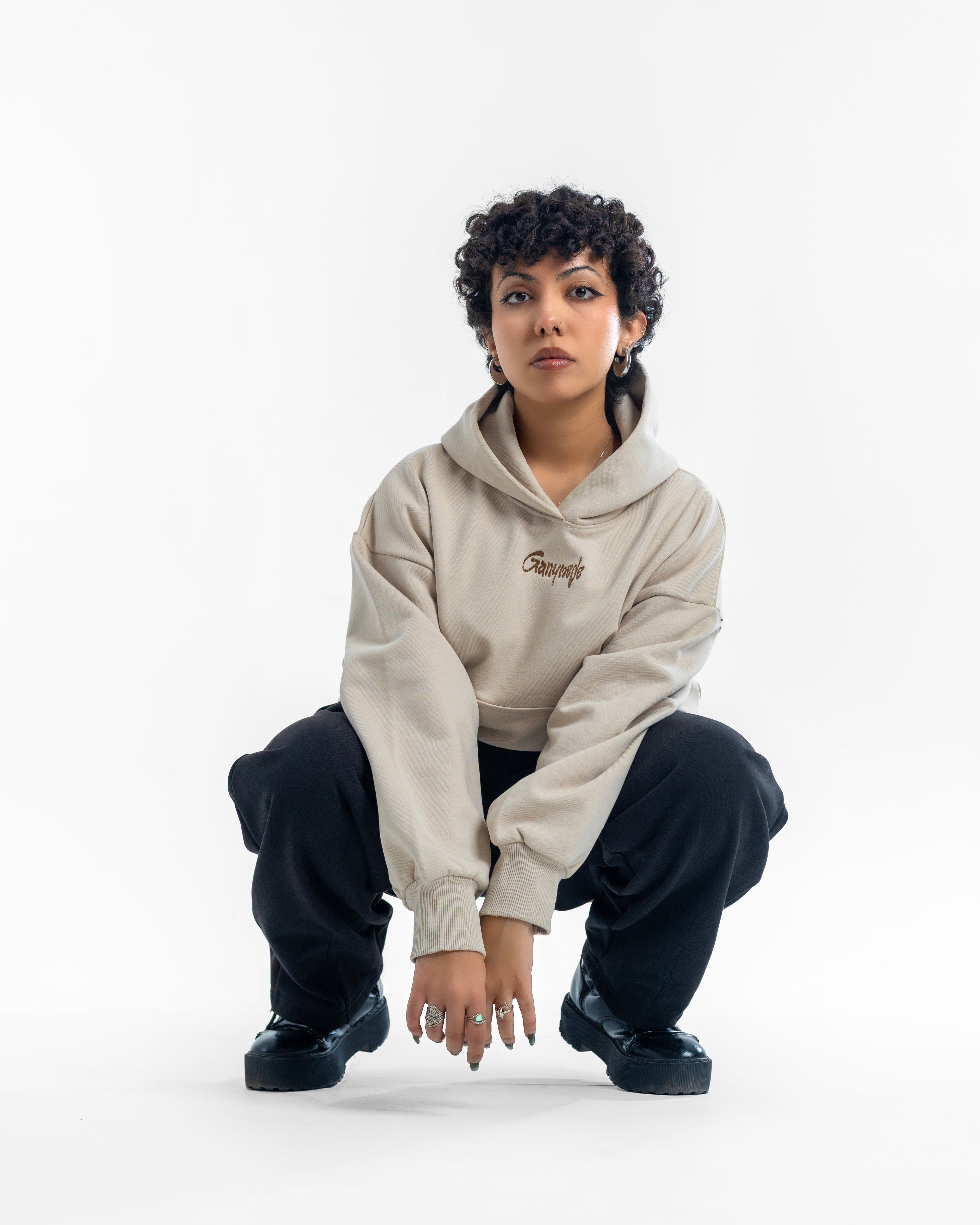 Oversized Hoodie Beige