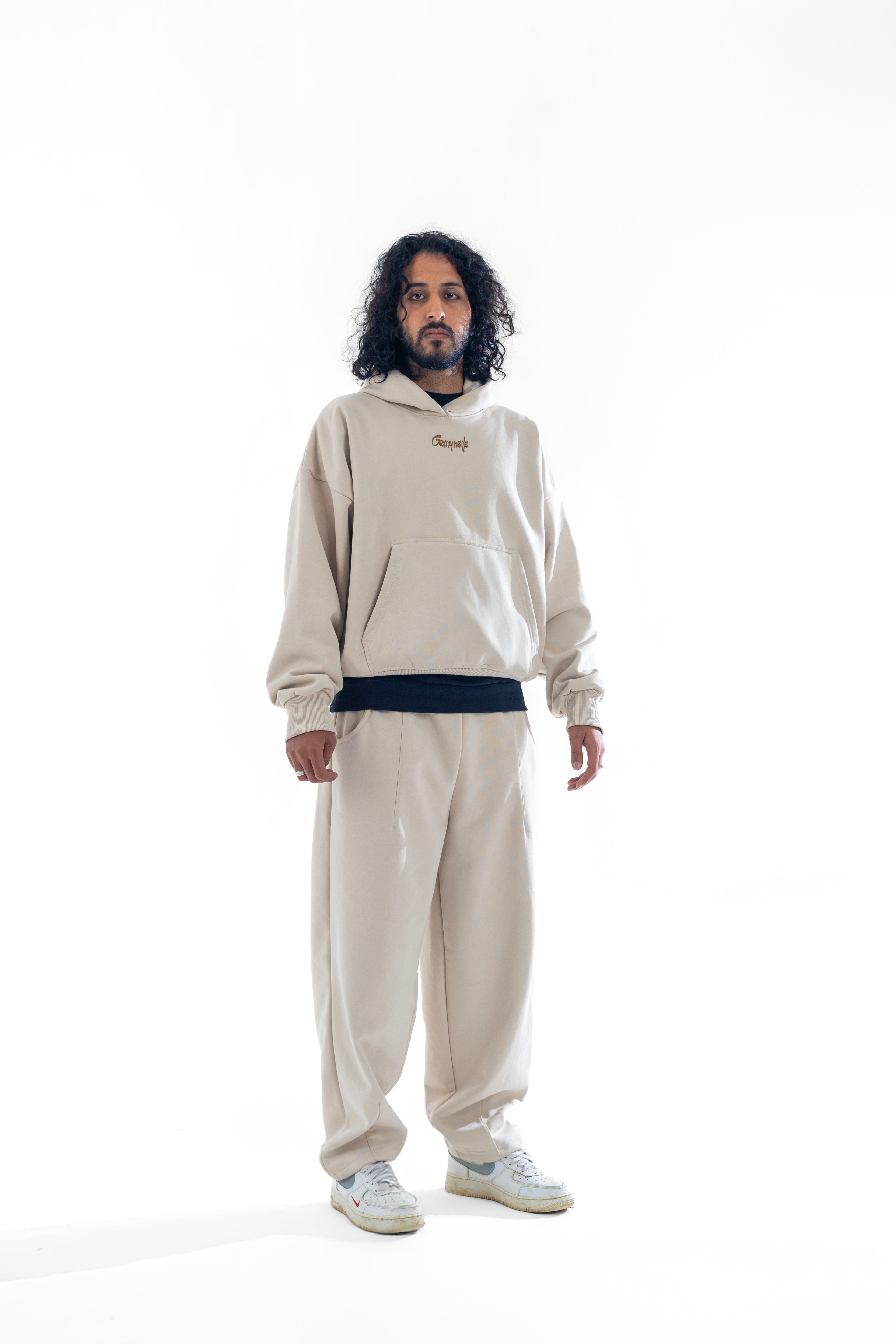 Oversized Hoodie Beige